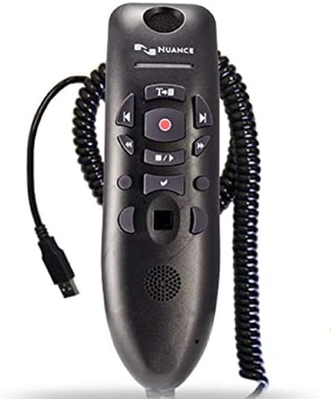 Dragon için Nuance PowerMic III Mikrofon (Sağlık Dışı), 9 Ft Kablo, Belgeleri Dikte Edin ve PC'nizi Sesle Kontrol Edin, [PC