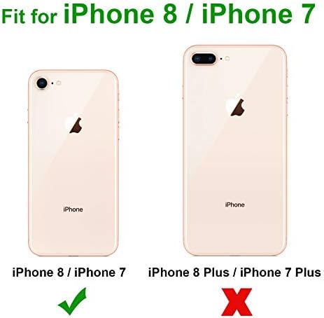 iPhone SE 2020 / iPhone 8 / iPhone 7 Kılıfı ile Uyumlu (4.7 inç) Fıstık Katmanlı Hibrit [TPU + PC] Tampon Kapağı-Çizgi Film