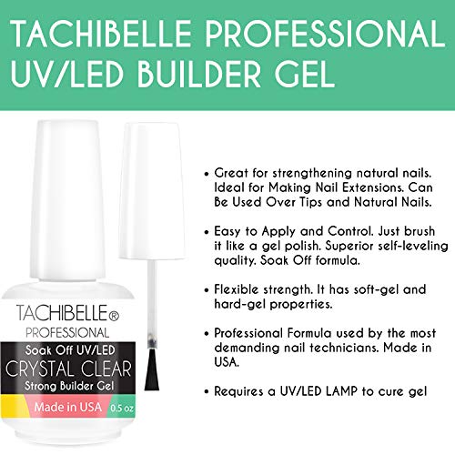 Tachibelle Oluşturucu Jel Üzerinde Güçlü Fırça LED Kapalı Islatın Onarım Fix Çatlak, Kırık, Hasarlı ve Zayıf Tırnakları ve