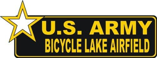 MIKNATIS Amerika Birleşik Devletleri Ordusu Bisiklet Göl Havaalanı tampon manyetik etiket çıkartma 6 6-Pack
