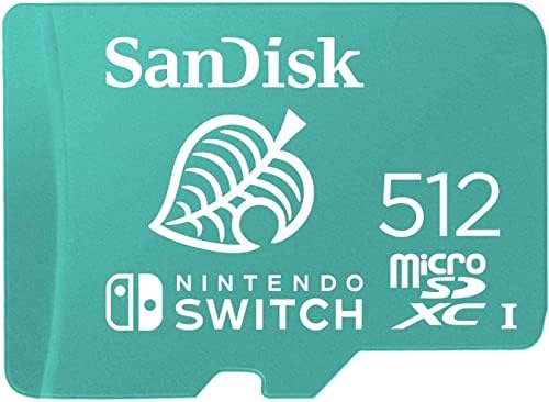 SanDisk 512GB Nintendo Switch Hafıza Kartı (2 Paket) Nintendo Switch OLED Modeliyle Çalışır (SDSQXAO-512G-GNCZN) U3, Sınıf