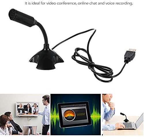 mikrofon USB Masaüstü Mikrofon Bilgisayar Dizüstü PC için 360° Ayarlanabilir Mini Mikrofon Oyun Canlı Akışı için USB Mikrofon