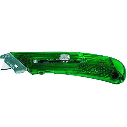 KUTU ABD BKN116 1 S4 Emniyet Kesici Maket Bıçağı, Sağlak, Yeşil (12'li paket)