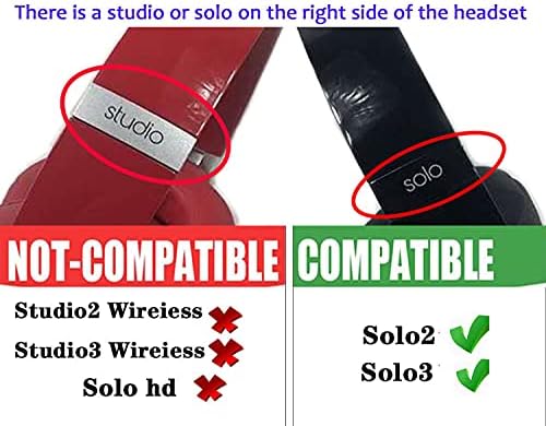 SRALOY Solo3 Kafa Bandı Yedek parça Aksesuarları Solo2 Kafa Bandı tamir Kiti ile Uyumlu Solo 3.0 Solo 2.0 Kablosuz Üst Kafa