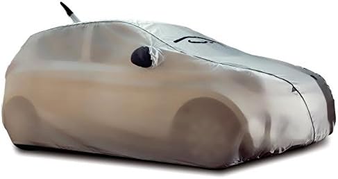 TPH Fırtına Geçirmez Gümüş Serisi Özelleştirilmiş fit Açık Gümüş Araba Kapak Renault Twingo için Siyah Boru ile