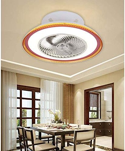 Uzaktan kumanda Bluetooth hoparlör ile LED tavan vantilatörü lamba 96 W salonu yatak odası restoran görünmez fan ışık ev ayarlanabilir