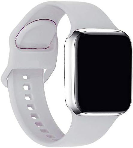 Apple Watch Serisi SE ile Uyumlu ıc6Space Bantları/6/5/4/3/2/1, Yumuşak Silikon Spor Yedek Band için iWatch 38mm 42mm 40mm