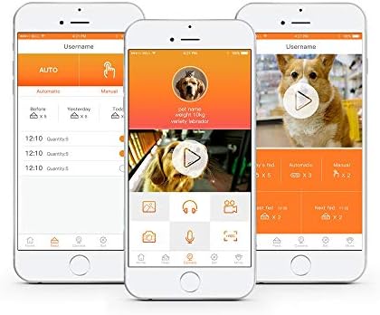 U / D WiFi Uzaktan Kumanda Moda Akıllı Otomatik evcil hayvan besleyici Pet Otomatik Besleyici Köpek kedi maması Dağıtıcı Akıllı