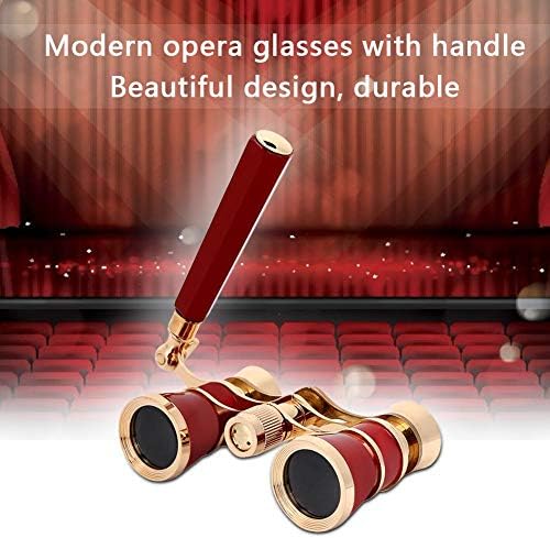 Dürbün Opera için, 3X25 Merkezi Odak Opera Gözlük Dürbün, Tiyatro Gözlük BAK-7 Prizma & Kolu ile, Yetişkinler Çocuklar için,