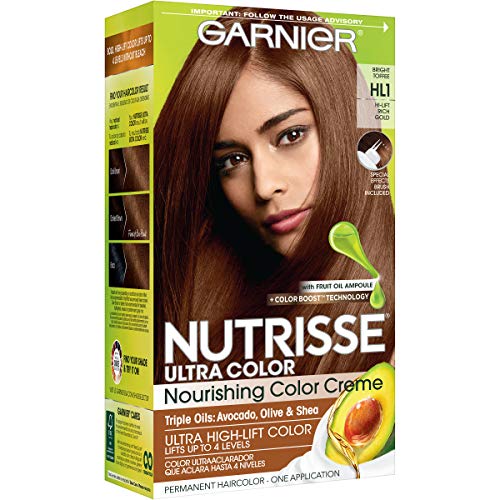 Garnier Nutrisse Ultra Renk Besleyici Kalıcı Saç Rengi Kremi, HL1 Zengin Şekerleme (1 Set) Kahverengi Saç Boyası (Ambalaj Değişebilir),