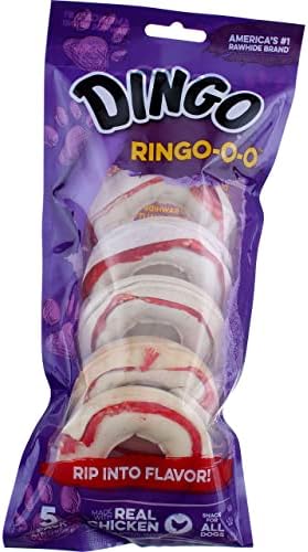 Dingo Ringo-o-o Et ve Ham Deri Çiğneme 2.75 (5 Paket) - 33'lü Paket