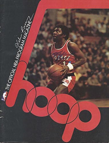 KELVİN RANSEY-G - 14 (BLAZERS) 1980-81'den 1985-86'ya kadar NBA KARİYERİ - İmzalı 1981 NBA PROGRAM DERGİSİ-İmzalı NBA Dergileri