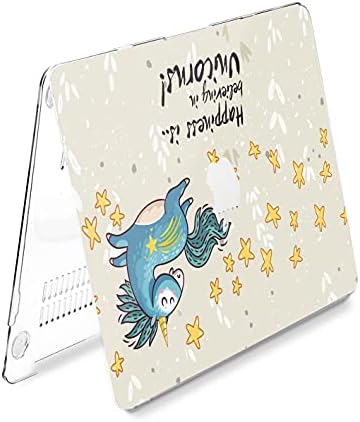 Cavka Sert Kabuk Kılıf Değiştirme için MacBook Pro 13 A2338 2020 Hava 13 A2179 Retina 2015 Mac 11 Mac 12 Unicorn Yıldız Sevimli