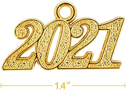 2 pcs Mezuniyet Püskül Mezuniyet Kap Püskül ile 2021 Yıl Charm Törenleri Aksesuarları için Unisex Mezunları, Mezuniyet Parti