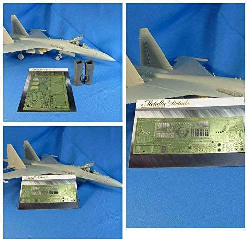 Paket Metalik Detaylar 1/48 MD4826 + MD4827 + MD4828 Uçak Su-35 için Detaylandırma