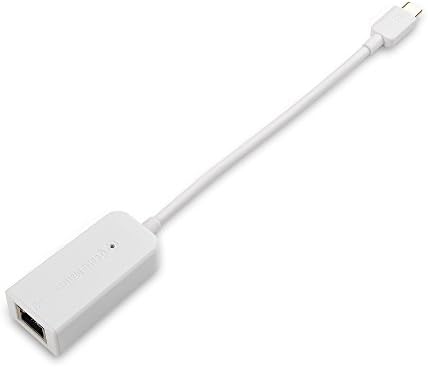 USB C'den Ethernet Adaptörüne (USB C'den Gigabit Ethernet Adaptörüne) Beyaz renkte Kablo Önemlidir-USB-C ve Thunderbolt 4 /