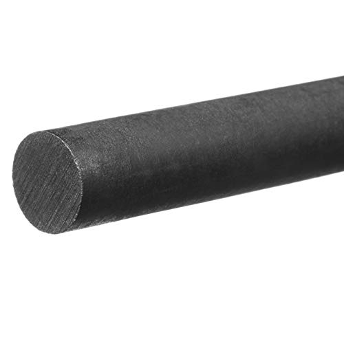 Siyah Asetal Plastik Çubuk-1-1 / 2 Çap x 3 ft. Uzun