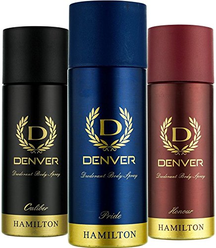 Denver Hamilton, Onur, Gurur ve Kalibre Deodorant Vücut Spreyi Her Biri 165Ml (3'lü Paket)