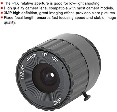 Güvenlik Kamerası Lensi, Net Görüntü 3MP HD Ana Lens Nesnenin Hareket Hızını ve Ritmini Kaydetmek ve Yansıtmak için Güçlü Uyumluluk