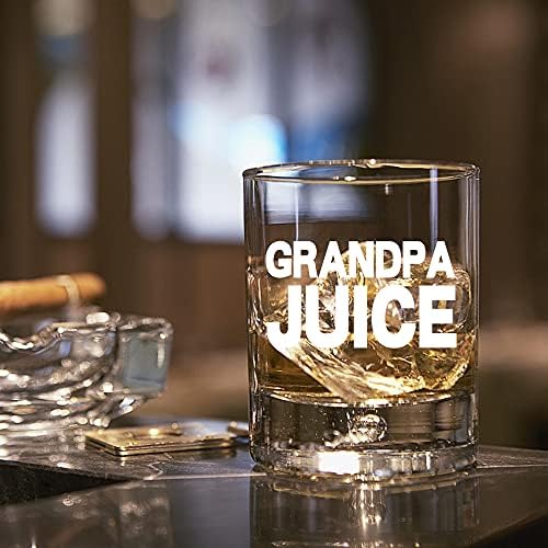 AGMdesign, FunnyGrandpa Juice Viski Bardakları, Büyükbaba Fikir Hediyeleri, Babalar Günü, Doğum Günü Hediyeleri, Büyükbaba