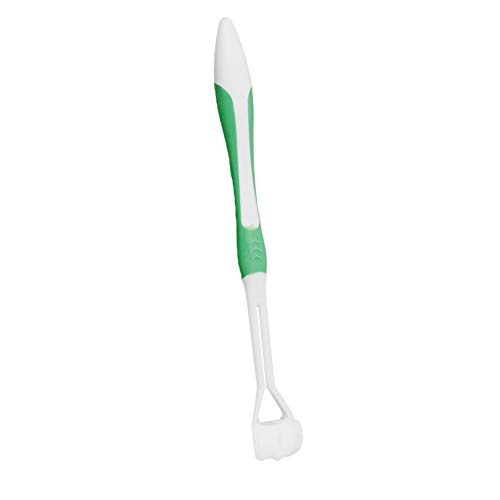 FGJFJ Diş Fırçası Ultra Ince Yumuşak Kıl Yetişkin Derin Temizlik Ince 3 Taraflı Diş Fırçası Sağlık Diş Bakımı, Yeşil