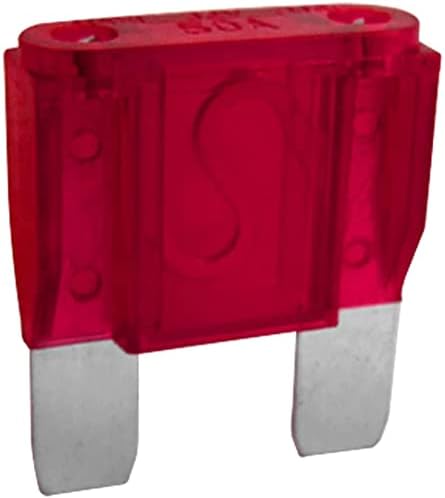 KFıdFran 5 Adet Araba Kırmızı Plastik Kaplı Bıçak Tipi Hızlı Etkili Maxi Sigorta 50A 32 V(5 Stück Oto rot kunststoffbeschichtete