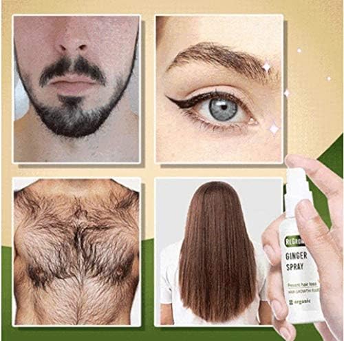 Saç Büyüme Sıvısı-Büyütme Zencefil Spreyi-Oriental Oilss Saç Beslenme / Saç Dökülmesi Tedavisi Çözümü 20ML-Erkekler Kadınlar