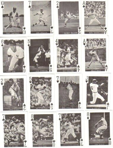Küre İthalatı 1969 Oyun Kartları Beyzbol Seti