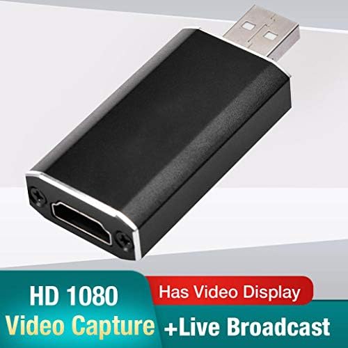 JKRED Elektronik Mini Video Yakalama Kartı HDMI-USB 2.0, Canlı Akış için HD 1080 Video Kapmak Kayıt Kutusu