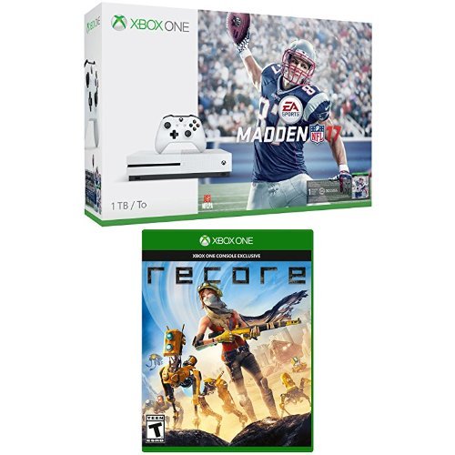 Xbox One S 1TB Konsolu-Madden NFL 17 Paket ve Kayıt