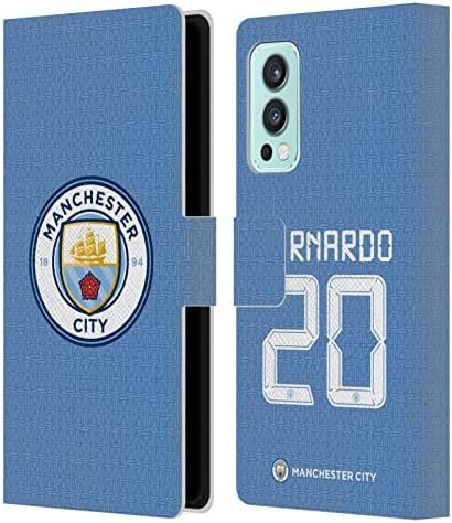 Kafa Kılıfı Tasarımları Resmi Lisanslı Manchester City Man City FC Bernardo Silva 2021/22 Oyuncular Ev Kiti Grup 1 Deri Kitap