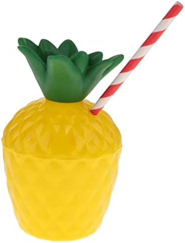 DYNWAVE Hawaii Partisi için 2 Adet Tropikal Ananas İçme İçecek Bardakları Şişeleri