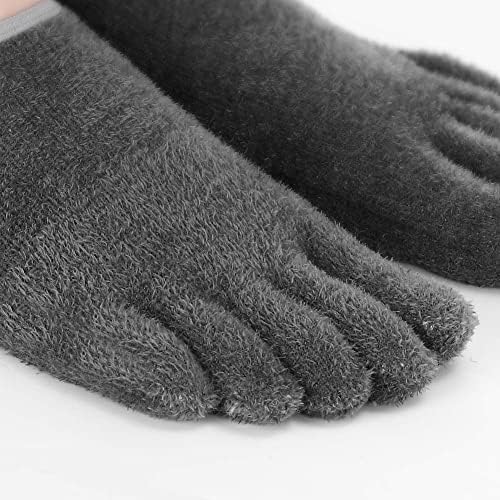 Nemlendirici Jel Çorap - 5 Toes Yumuşak Silikon Nemlendirici Çorap Onarım Çatlak Kuru Ayak Tedavisi Gecede / Iyileşmek Nasır
