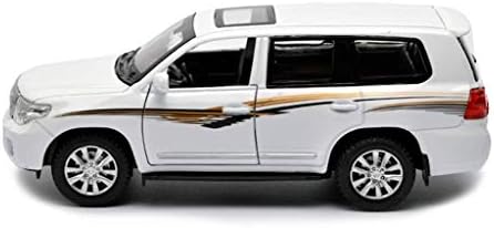 YHYHNE Araba Modeli 1: 24 Land Cruiser Off-Road SUV Simülasyon Alaşım Die-Döküm Oyuncak Süsler Spor Araba Koleksiyonu Takı