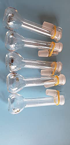 laboratuvar Volumetrik Flask Sınıf A Borosilikat Cam 10 ml bir Dizi 5 Yeni