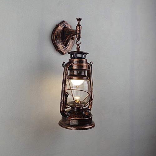 nouler Kişiselleştirilmiş gazyağı lambası Fener Lambası Duvar Lambası Demir Bar CafE CafE Vintage duvar ışık