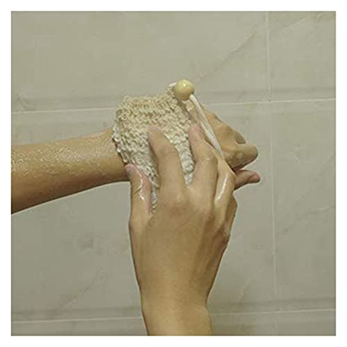 Qınndhto 30 Paket Doğal Sisal Sabun Torbası Peeling Sabun Koruyucu Kılıfı Tutucu İle Ahşap Boncuk Banyo (Renk: Bej)