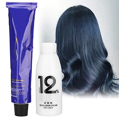 Saç Boyası Kremi, Pratik Saç Boyası Kremi, Yetişkin Saçlar için(Mavi)