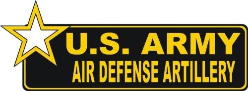 MIKNATIS Amerika Birleşik Devletleri Ordusu Hava Savunma Topçu tampon manyetik etiket çıkartma 6 6-Pack