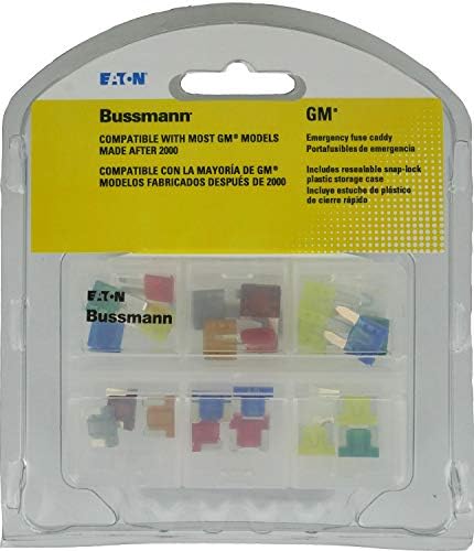 Bussmann BP/EFC-24 ATM, ATM (LP ve ATR Sigortaları), 1 Paket ile GM Araçlar için GM Acil Sigorta Hazırlık Paketi