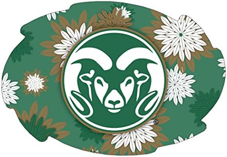 R ve R İthalatı Colorado State Rams 5x6 İnç Çiçek Girdap Mıknatısı
