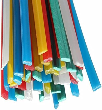 Kolay Eriyik Kaynak Çubukları 50 adet Plastik Kaynak Çubukları Tampon Tamir ABS / PP / PVC / PE Kaynak Çubukları Kaynak Lehimleme