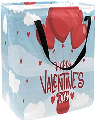 Çamaşır sepeti Mutlu sevgililer Günü Aşk Balon Baskı kıyafet dolabı Çanta yıkama kutusu İçin Kolu İle Banyo Yatak Odası Yurt