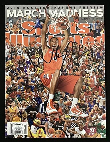 Wesley Johnson İmzalı Sports Illustrated 3/22/10 Etiketsiz Syracuse İmzalı JSA İmzalı NFL Dergileri